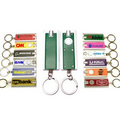 Mini Flash Light with Super Bright LED & Swivel Key Chain (Green)